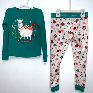 Llama Christmas pjs